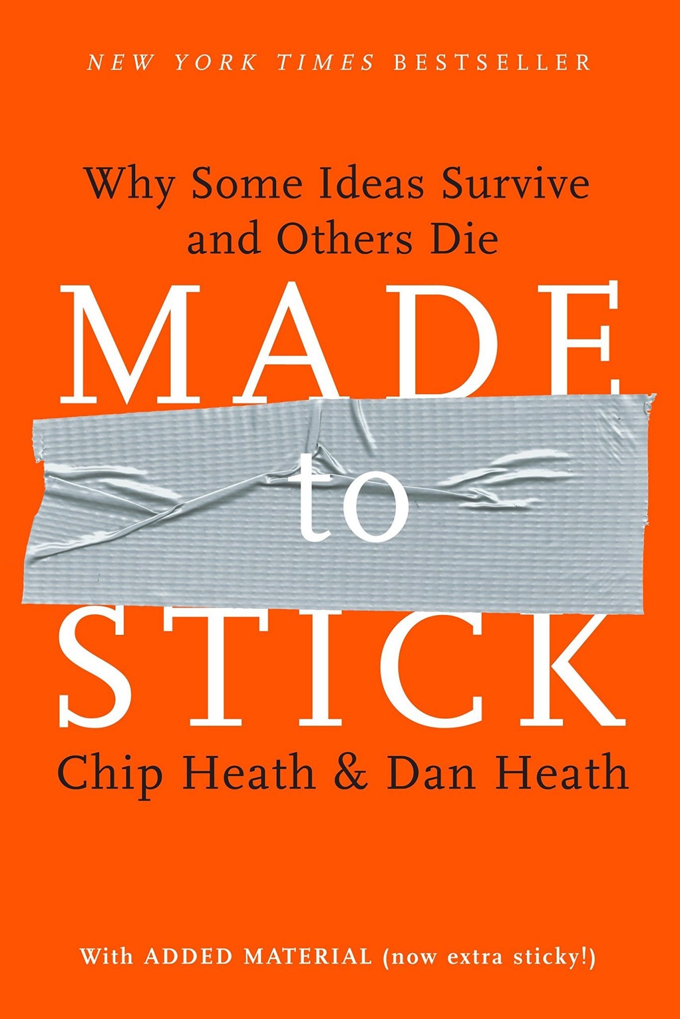 Front cover for Made to Stick by Chip and Dan Heath